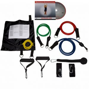 Workoutz Resistance Tubing Kit ELITE With DVD