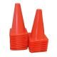 Workoutz 9 Inch Plastic Orange Cones 1 Dozen