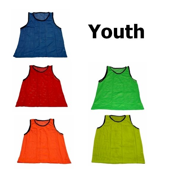 SOCCER PINNIE PRACTICE WORKOUTZ BIG AND TALL SCRIMMAGE VEST 1 QTY, BLUE 
