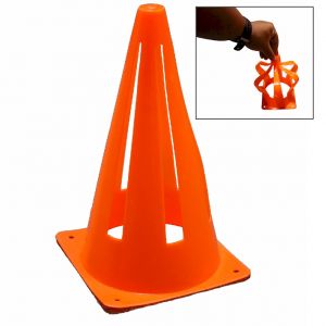 Workoutz 40-Count Dome Marker Cone Set With Carrier for Agility Sports Soccer 